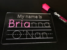 Load image into Gallery viewer, Reusable Personalized Name Tracing Board