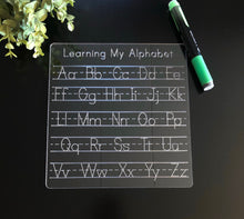 Load image into Gallery viewer, Personalized Alphabet Tracing Board with Numbers