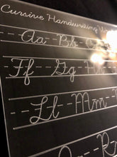 Load image into Gallery viewer, Personalized Cursive Alphabet Tracing Board