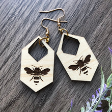 Load image into Gallery viewer, Honey Bee Earrings