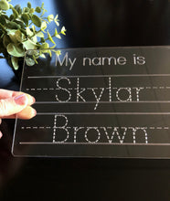 Load image into Gallery viewer, Reusable Personalized Name Tracing Board
