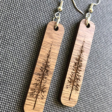 Load image into Gallery viewer, Douglas Fir Wood Earrings