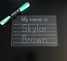 Load image into Gallery viewer, Reusable Personalized Name Tracing Board