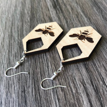 Load image into Gallery viewer, Honey Bee Earrings