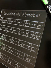 Load image into Gallery viewer, Personalized Alphabet Tracing Board with Numbers